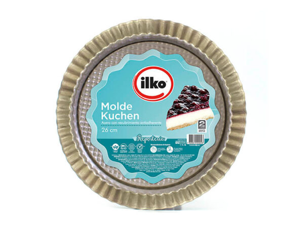 Molde Kuchen Antiadherente 28 cm Gold