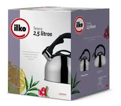 Tetera Con Pito Inox 2.5Lt Ilko