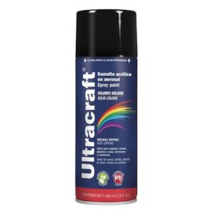 Pintura En Aerosol Estándar, Negro Mate