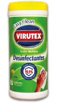 Toallas Desinfectantes Multiusos Aroma Limón 35u
