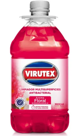 galonera virutex - floral Limpiador Desinfectante Floral 3800ml