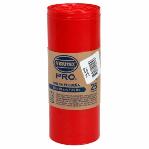 Bolsa de Basura C/f Roja 25Lt VTX Pro 25u - 50x60cm