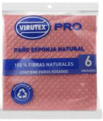 Paño Esponja Natural x6