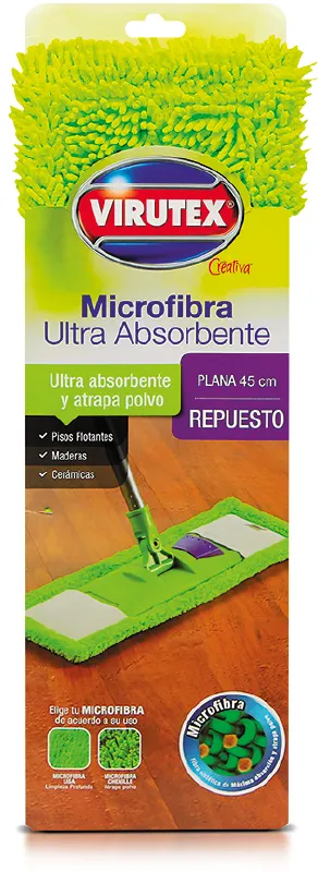 Rpto Mopa Microfibra Plana 45 cm - Creativa