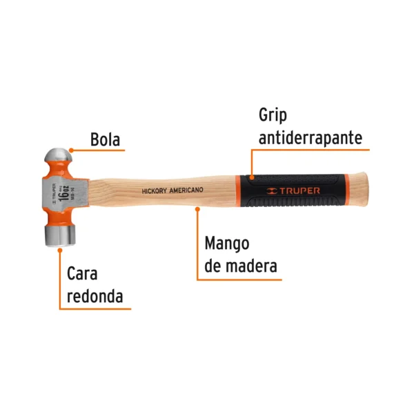 Martillo De Bola 16 Onz