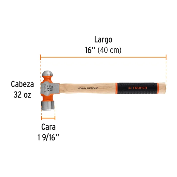MB-32+FC2 Martillo De Bola 32 Onz