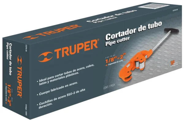 Cortador de tubo de acero, hasta 2" (50 mm)