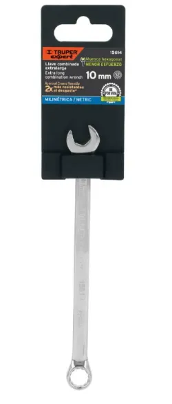 Llave combinada extralarga 10 mm x 164 mm de largo, EXPERT
