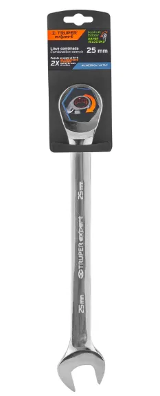 Llave combinada con matraca 25 mm x 325 mm largo, EXPERT