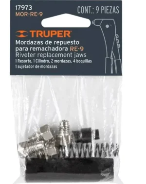 Kit de refacciones y mordazas para remachadora RE-9, TRUPER