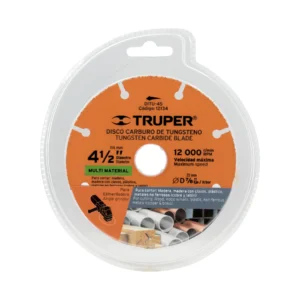 DITU-45+E1 Disco 4-1/2" multimaterial de carburo de tungsteno