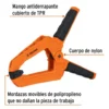 D_NQ_NP_773176-MLA84845933485_052025-O Prensa de resorte de 4" cuerpo de nylon, mango TPR