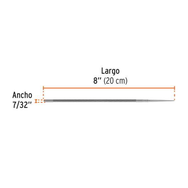 Lima profesional para motosierra, 7/32"