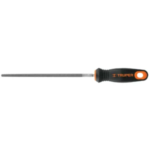 Lima redonda bastarda 8" con mango Comfort Grip