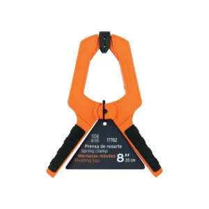 Prensa de resorte de 8" cuerpo de nylon, mango TPR