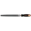 Lima plana bastarda 10" con mango Comfort Grip