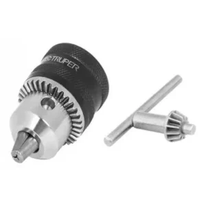 Broquero 1/2" con llave, cuerpo moleteado