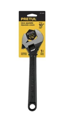 Llave ajustable (perico) 10" pavonada, PRETUL